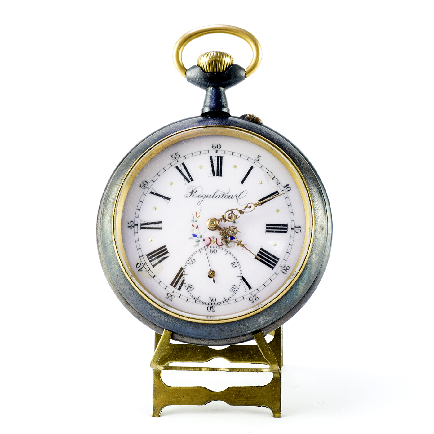 REGULATEUR. Reloj de Bolsillo, lepine y remontoir. Suiza, ca. 1900