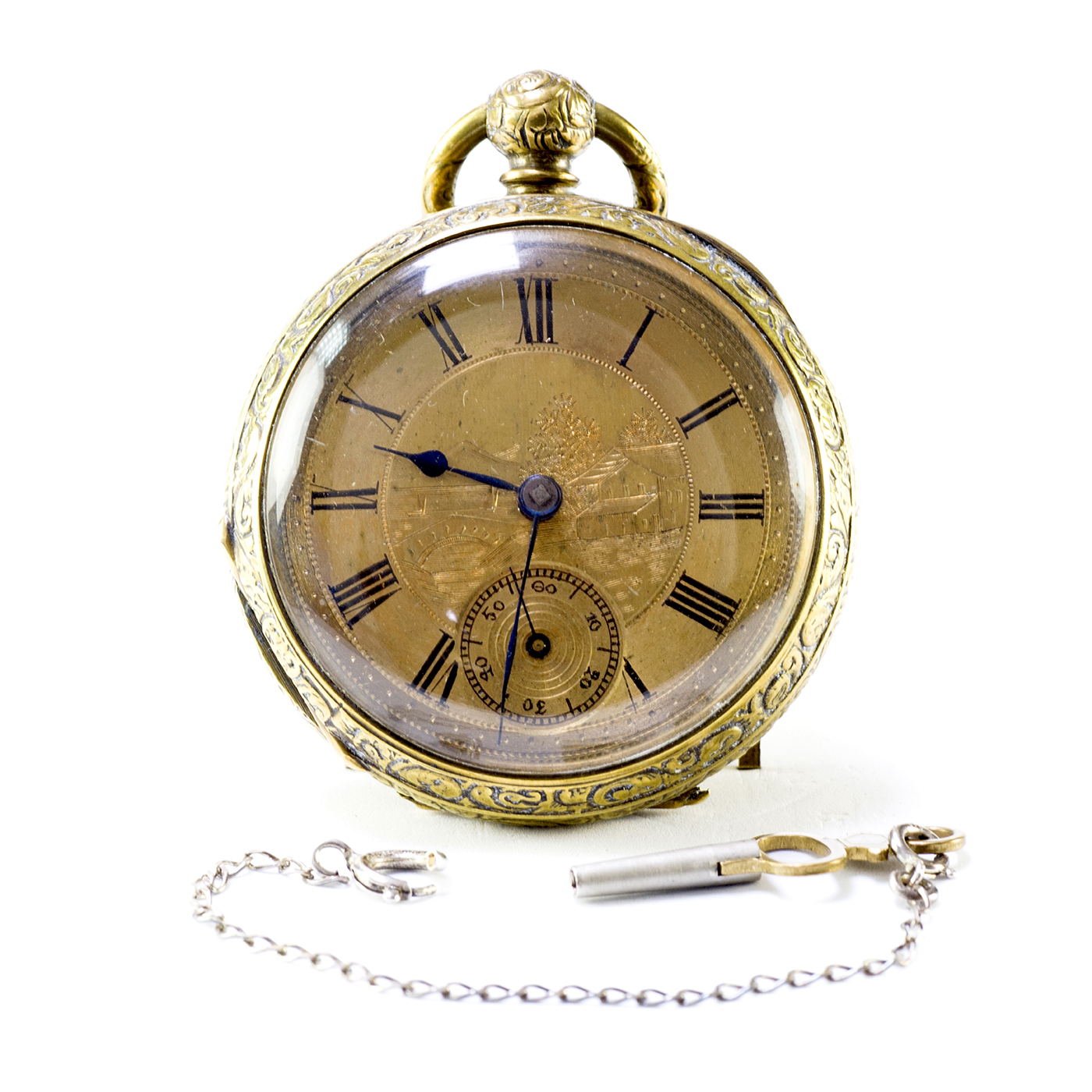 Reloj Alemán de Bolsillo, lepine. Alemania, ca. 1890. Reloj Alemán de Bolsillo, lepine. Alemania, ca. 1890.