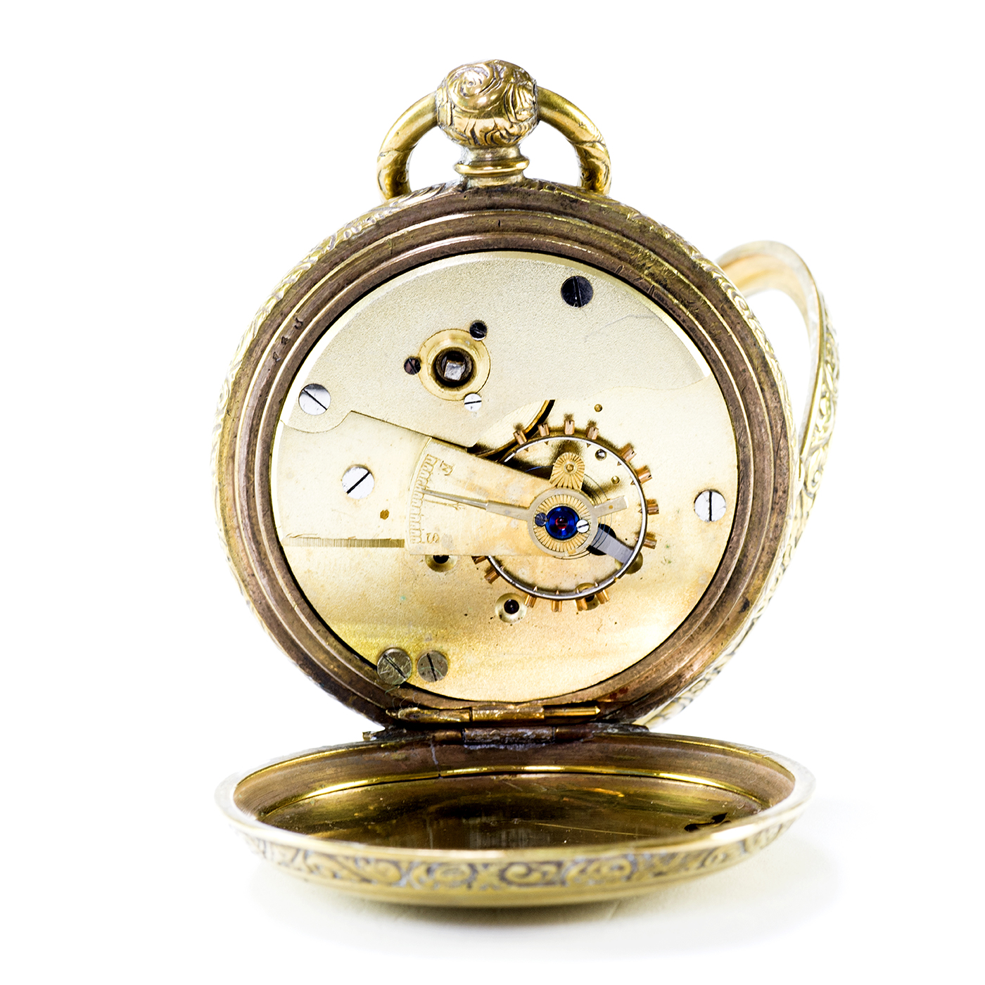 Reloj Alemán de Bolsillo, lepine. Alemania, ca. 1890. Reloj Alemán de Bolsillo, lepine. Alemania, ca. 1890.