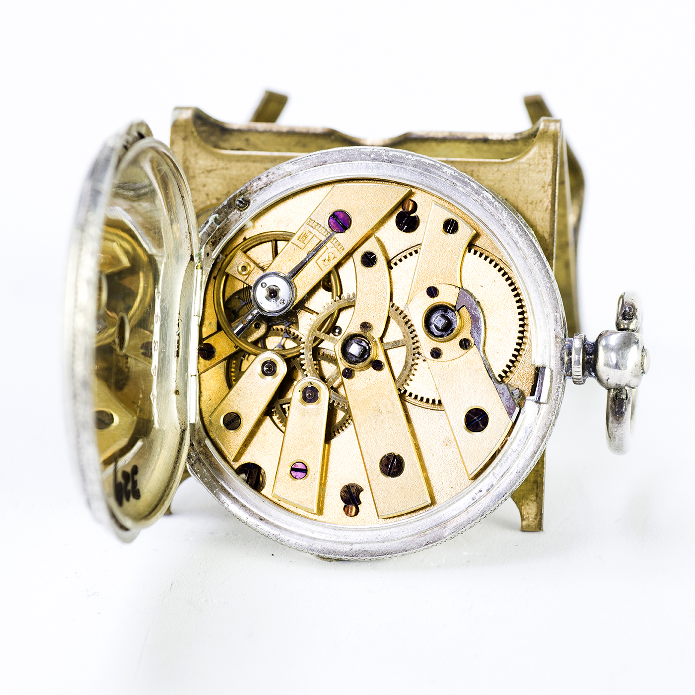 Reloj Alemán de Colgar, lepine. Ca. 1900. Reloj Alemán de Colgar, lepine. Ca. 1900.