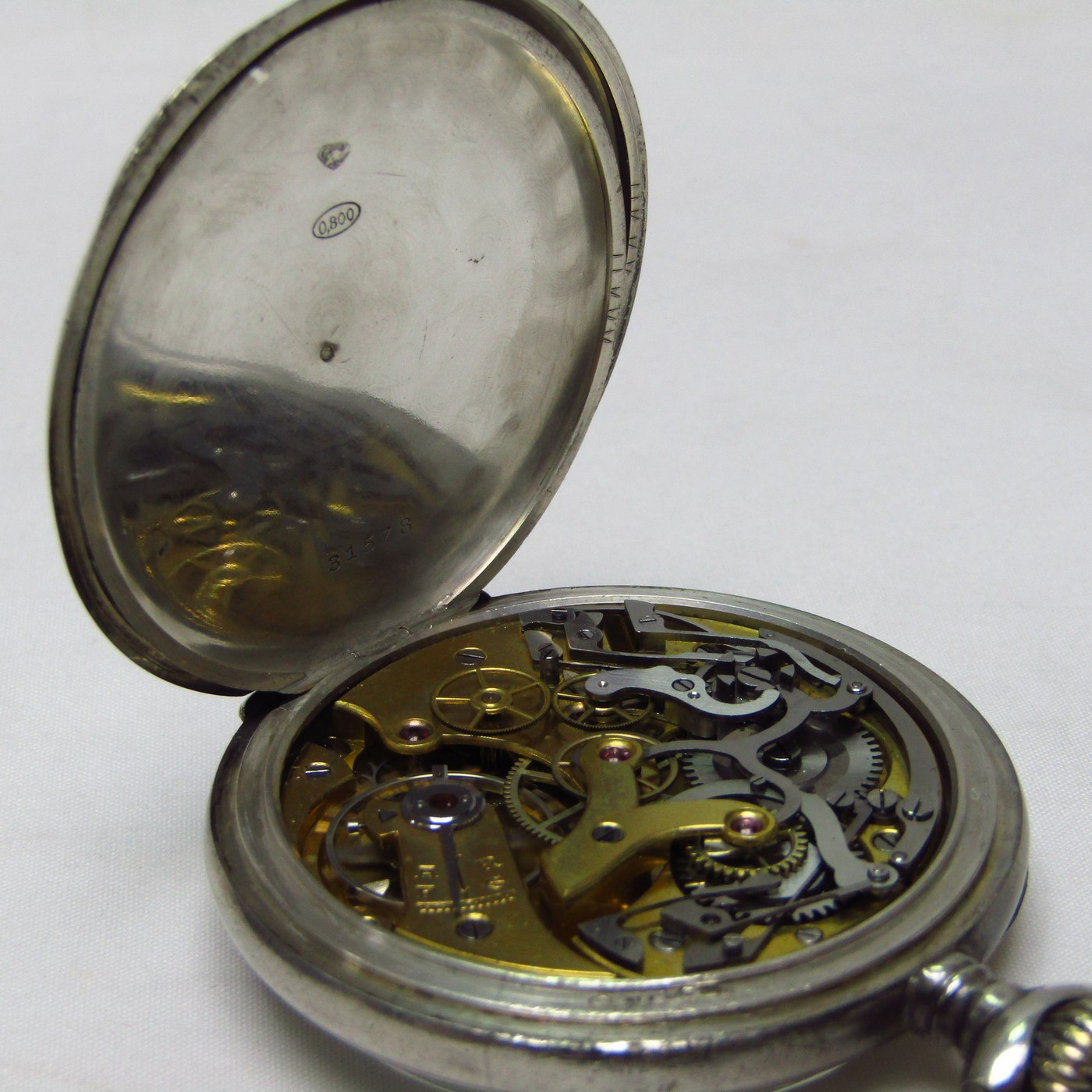 Reloj-Cronómetro Suizo, Lepine y remontoir. Suiza, ca. 1890. Reloj-Cronómetro Suizo, Lepine y remontoir. Suiza, ca. 1890.