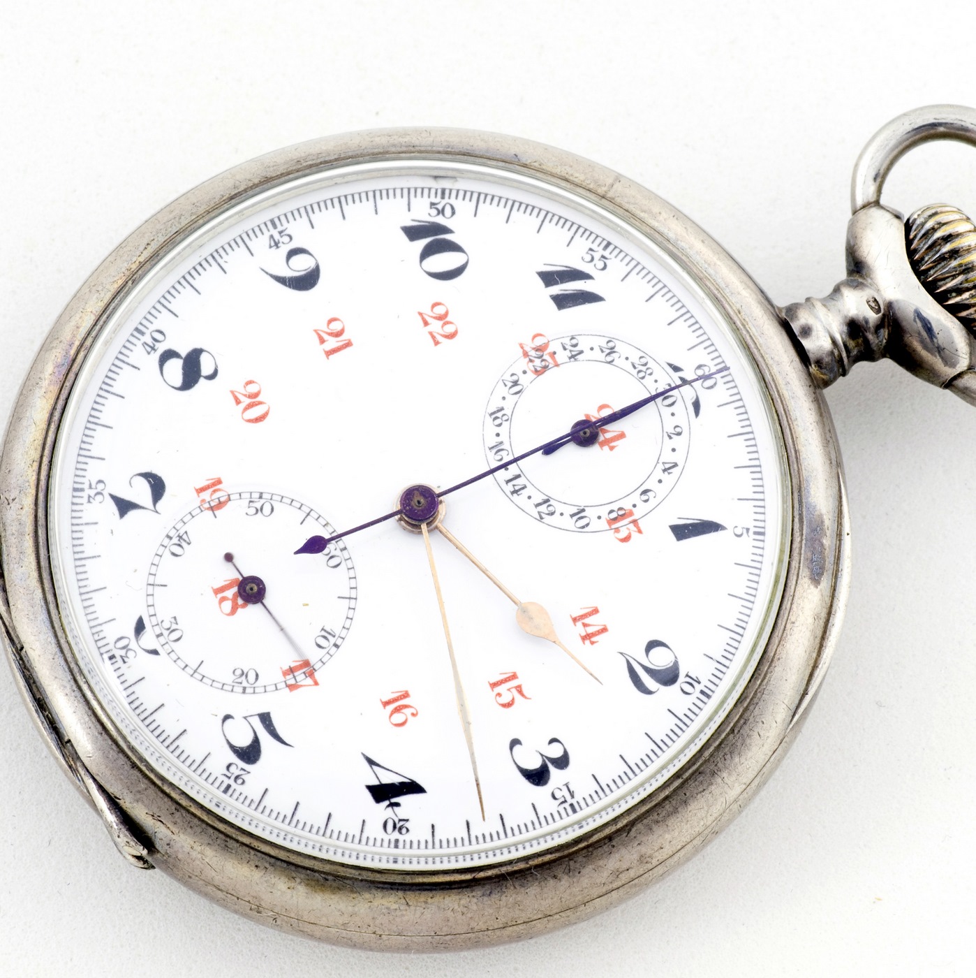 Reloj-Cronómetro Suizo, Lepine y remontoir. Suiza, ca. 1890. Reloj-Cronómetro Suizo, Lepine y remontoir. Suiza, ca. 1890.