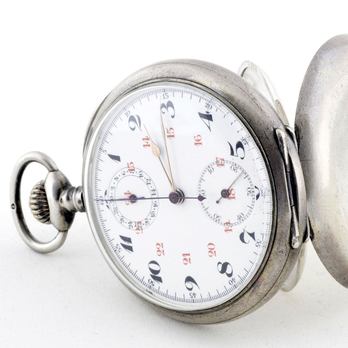 Reloj-Cronómetro Suizo, Lepine y remontoir. Suiza, ca. 1890. Reloj-Cronómetro Suizo, Lepine y remontoir. Suiza, ca. 1890.