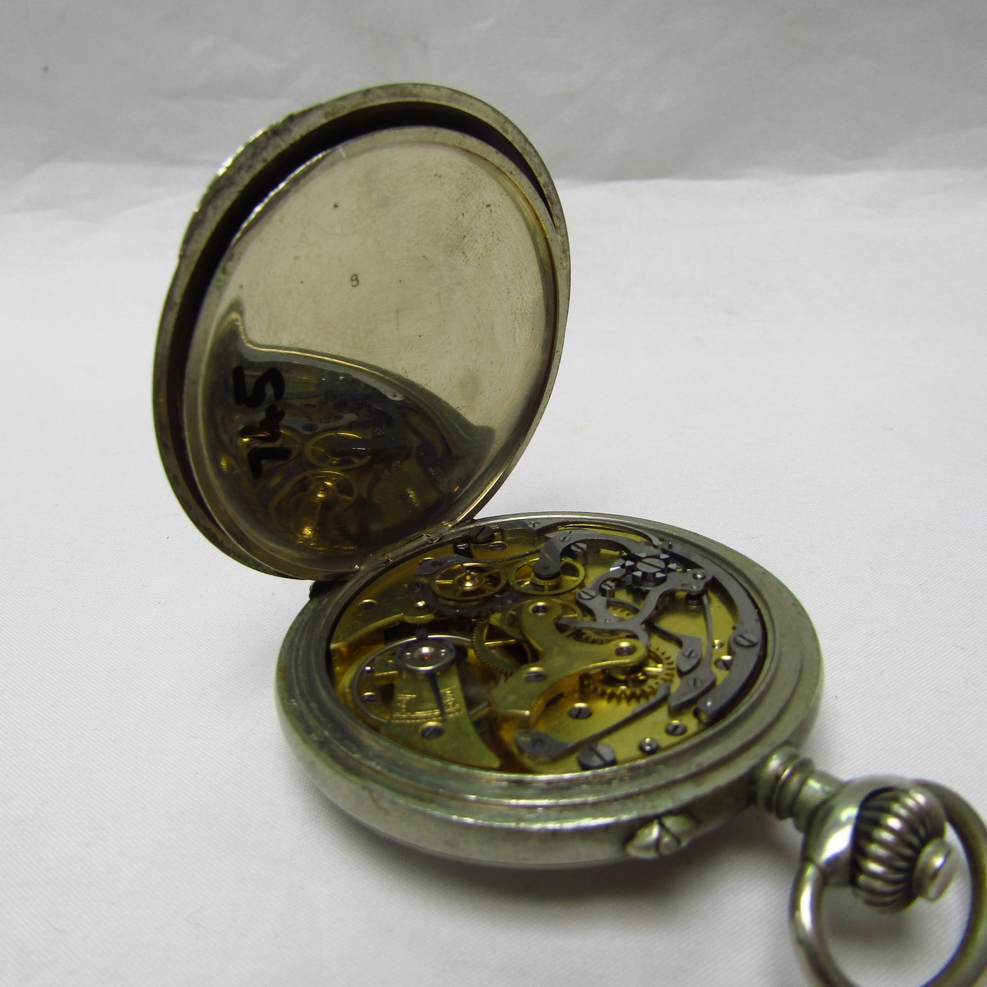 Reloj-Cronómetro Suizo, Lepine y remontoir. Suiza, ca. 1900. Reloj-Cronómetro Suizo, Lepine y remontoir. Suiza, ca. 1900.