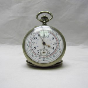 Reloj-Cronómetro Suizo, Lepine y remontoir. Suiza, ca. 1900.