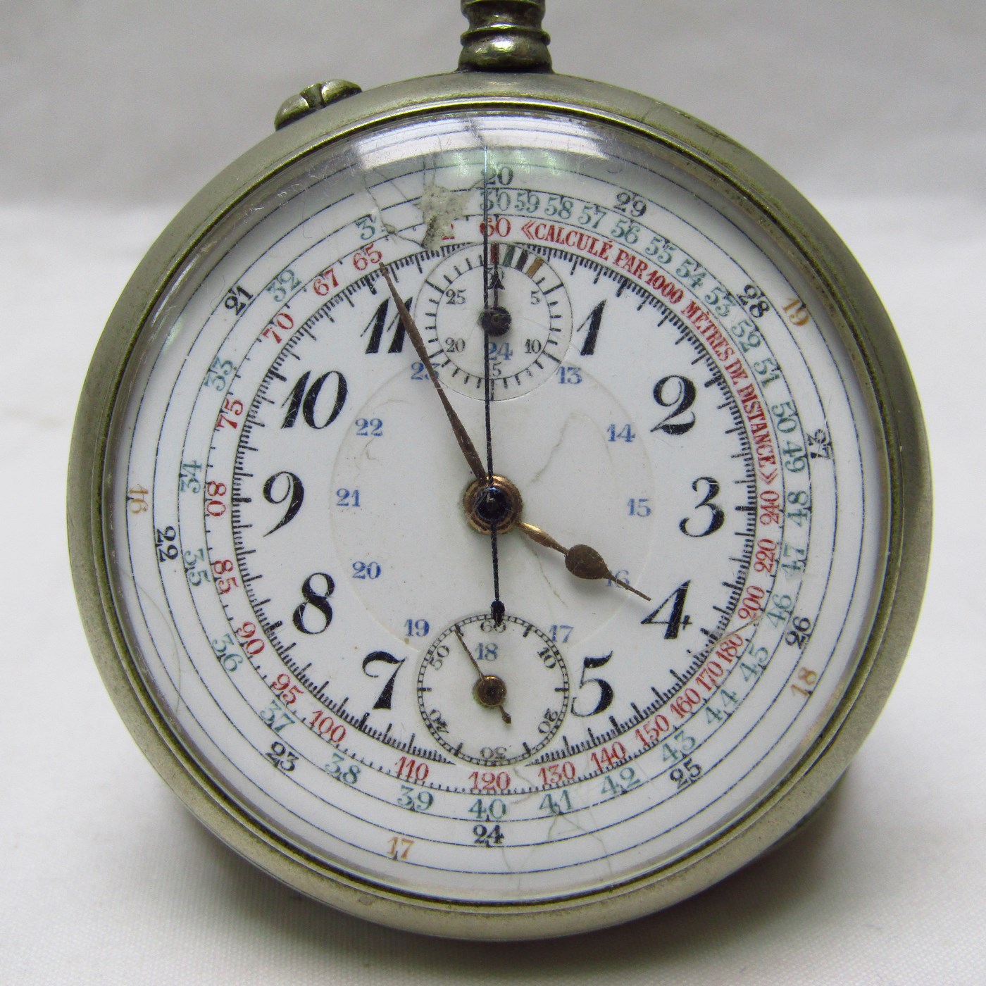 Reloj-Cronómetro Suizo, Lepine y remontoir. Suiza, ca. 1900. Reloj-Cronómetro Suizo, Lepine y remontoir. Suiza, ca. 1900.