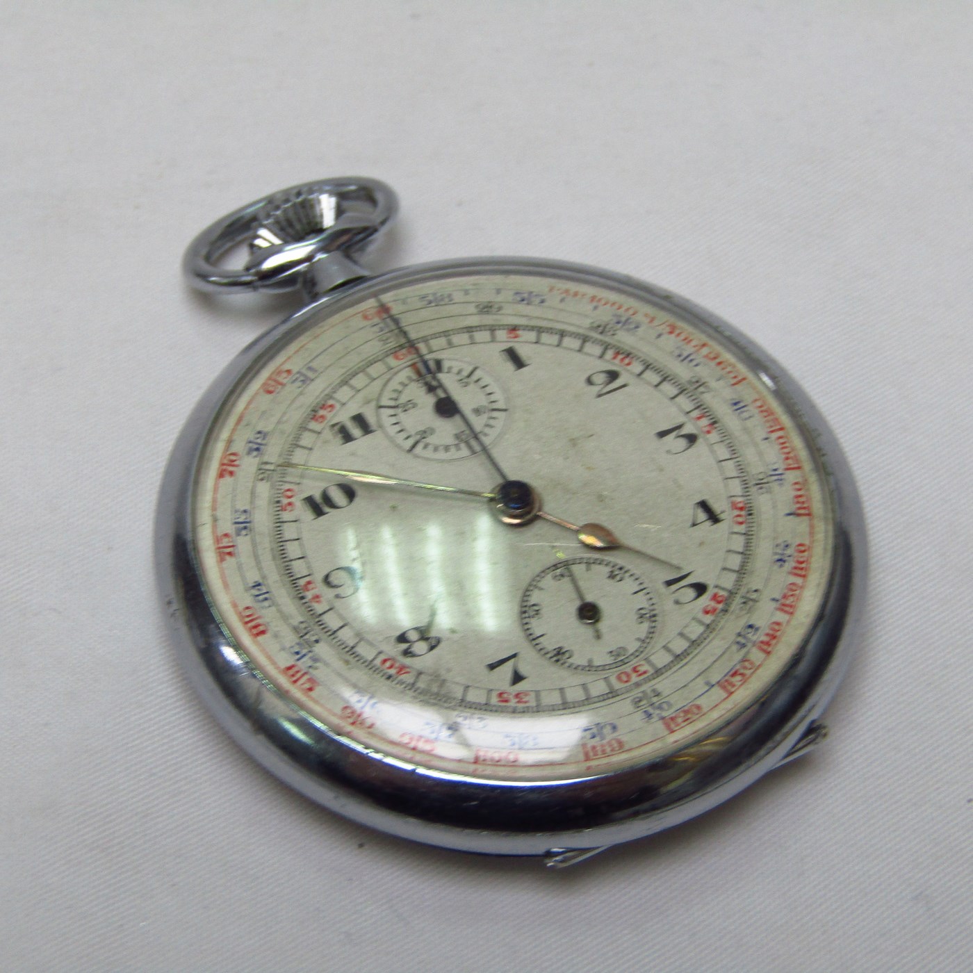 Reloj-Cronómetro Suizo, Lepine y remontoir. Suiza, ca. 1920. Reloj-Cronómetro Suizo, Lepine y remontoir. Suiza, ca. 1920.