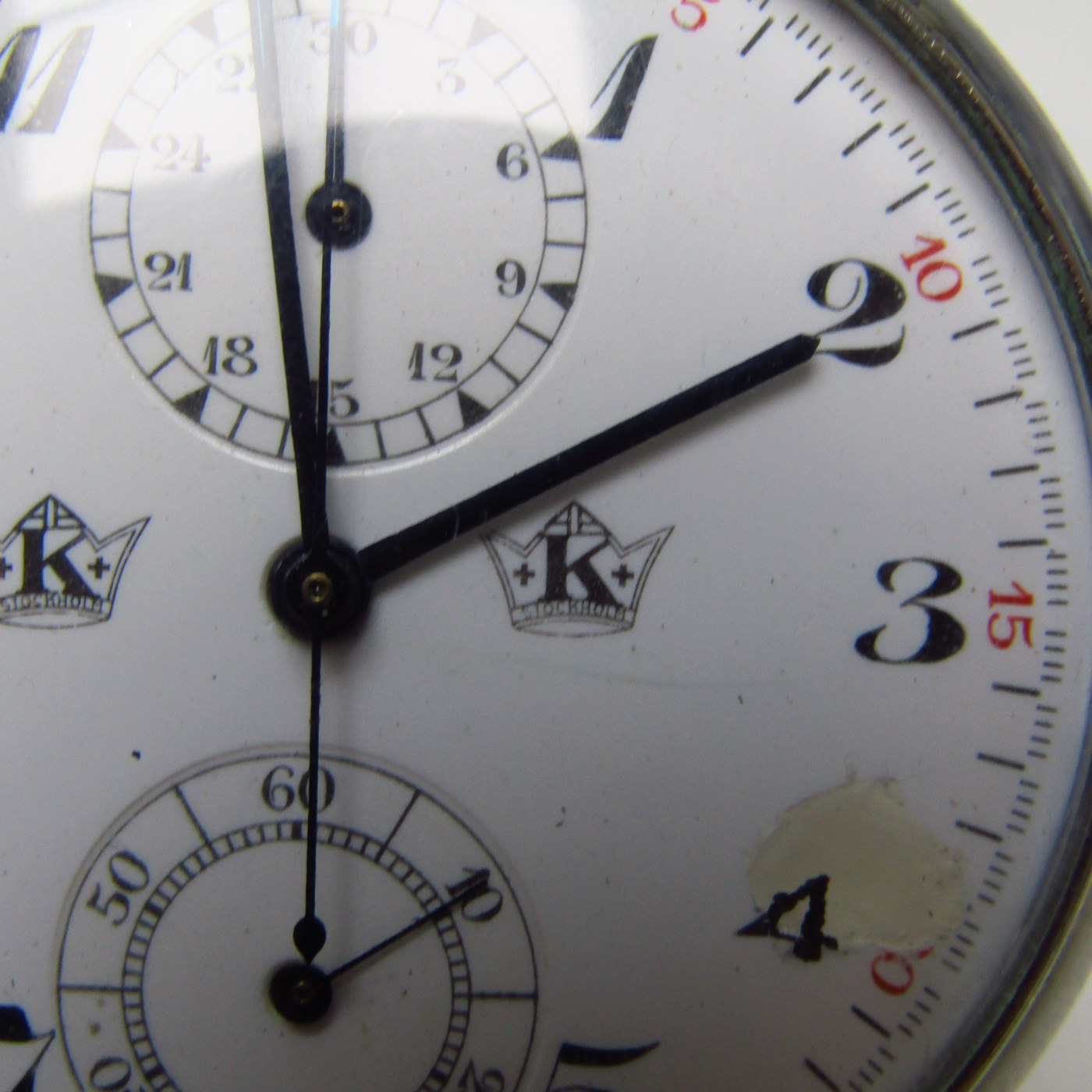 Reloj-Cronómetro Suizo, Lepine y remontoir. Suiza, ca. 1920. Reloj-Cronómetro Suizo, Lepine y remontoir. Suiza, ca. 1920.