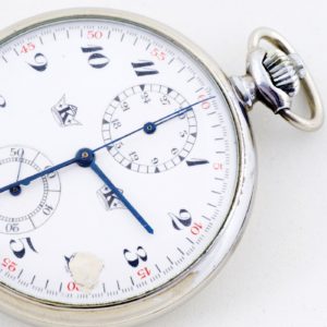 Reloj-Cronómetro Suizo, Lepine y remontoir. Suiza, ca. 1920.