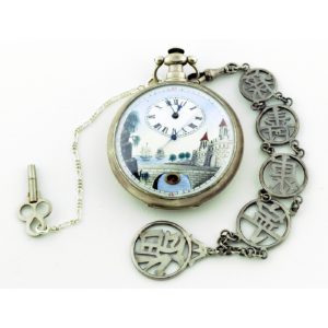 Reloj de Bolsillo de Alta Colección, Chinesse. Escape Duplex. Circa, 1810-1850.