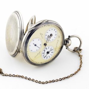 Reloj de bolsillo de caballero (CAPTAIN), Lepine. THE INTERNATIONAL. Suiza, Ca, 1880.