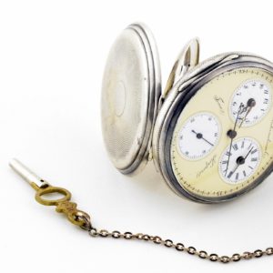 Reloj de bolsillo de caballero (CAPTAIN), Lepine. THE INTERNATIONAL. Suiza, Ca, 1880.