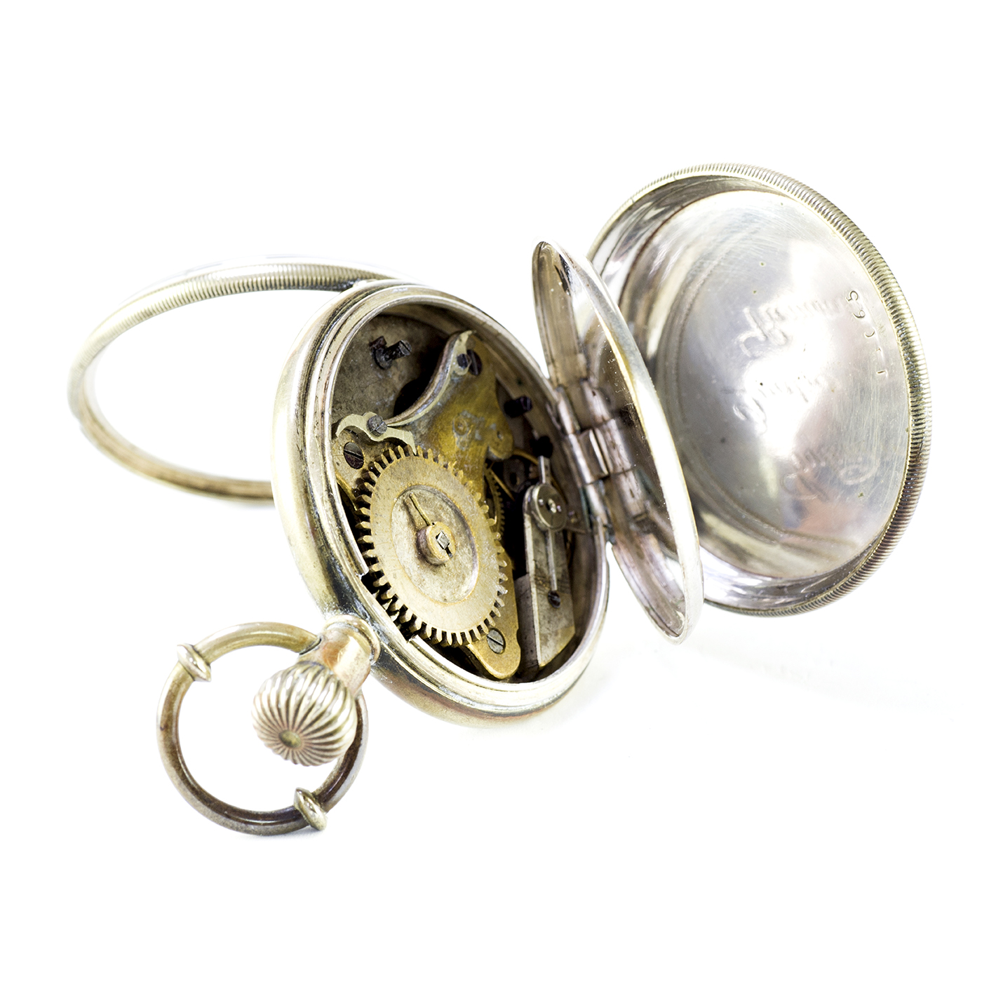 Reloj de bolsillo, EXPERIMENTAL, lepine y remontoir. Siglo XIX. Reloj de bolsillo, EXPERIMENTAL, lepine y remontoir. Siglo XIX.
