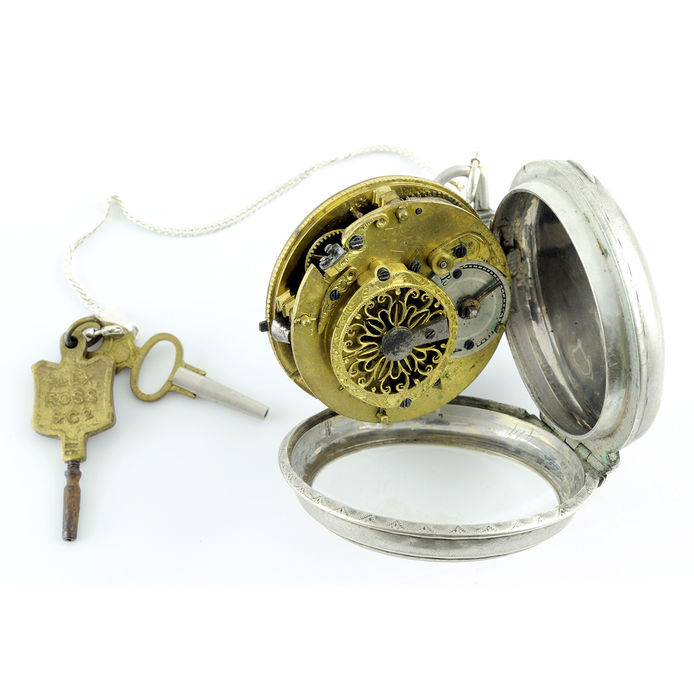 Reloj de Bolsillo Francés, Verge Fuseé, para caballero. Ca. 1820. Reloj de Bolsillo Francés, Verge Fuseé, para caballero. Ca. 1820.