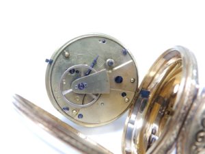 Reloj de bolsillo Half Fusee (Semicatalino). England, Chester, 1872.