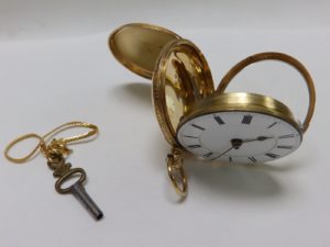 Reloj de bolsillo Half Fusee (Semicatalino). England, Chester, 1872.
