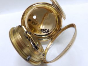 Reloj de bolsillo Half Fusee (Semicatalino). England, Chester, 1872.