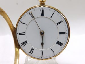 Reloj de bolsillo Half Fusee (Semicatalino). England, Chester, 1872.