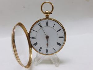 Reloj de bolsillo Half Fusee (Semicatalino). England, Chester, 1872.