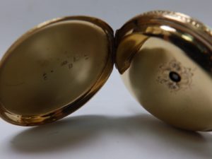 Reloj de bolsillo Half Fusee (Semicatalino). England, Chester, 1872.