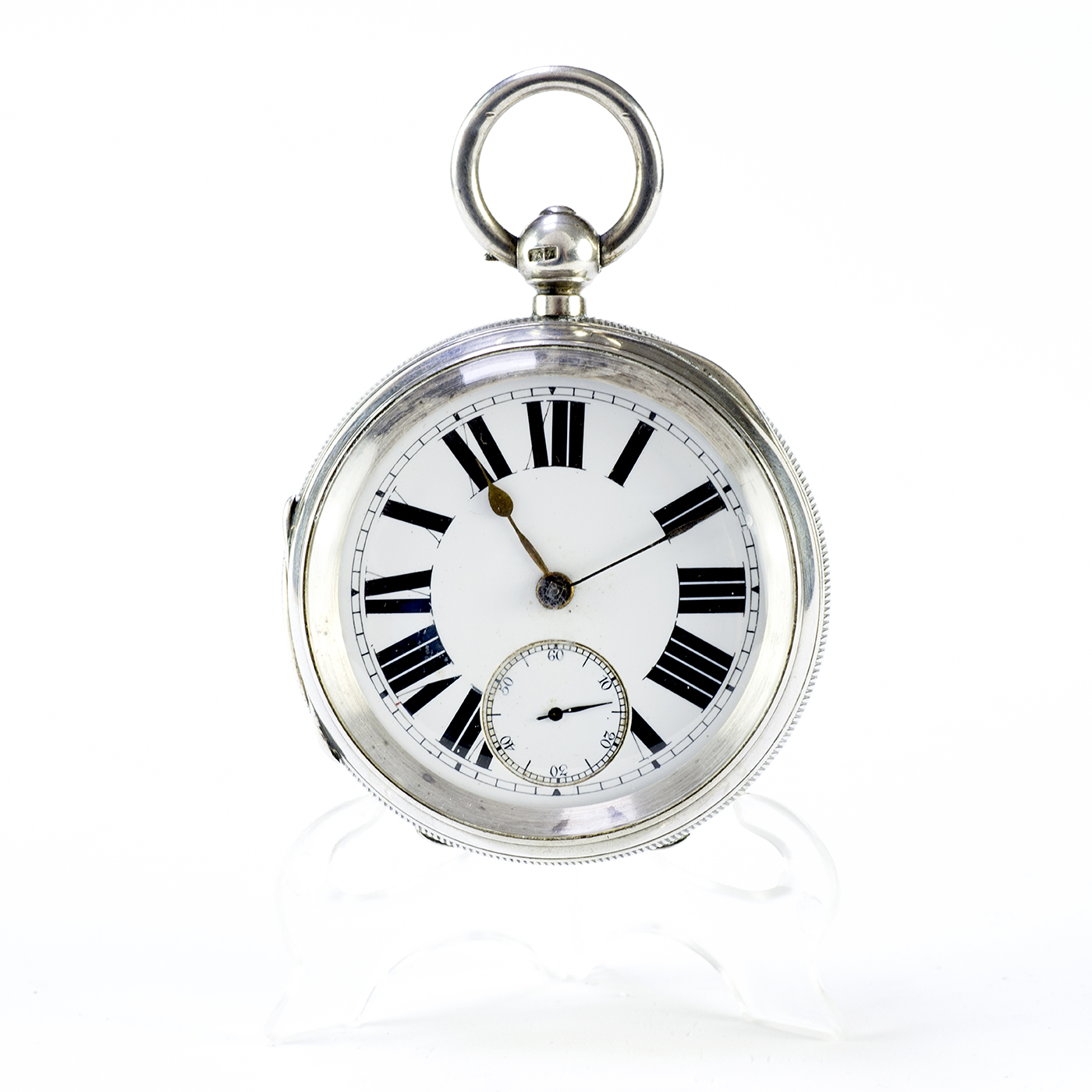 Reloj de bolsillo inglés, lepine, Half Fusee (Semicatalino). England, 1899.