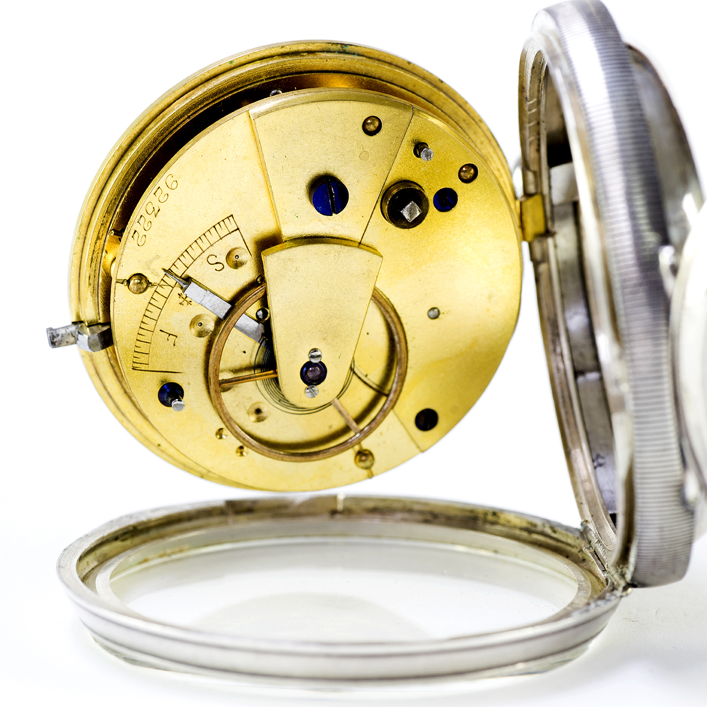 Reloj de bolsillo inglés, lepine, Half Fusee (Semicatalino). Londres, 1885. Reloj de bolsillo inglés, lepine, Half Fusee (Semicatalino). Londres, 1885.