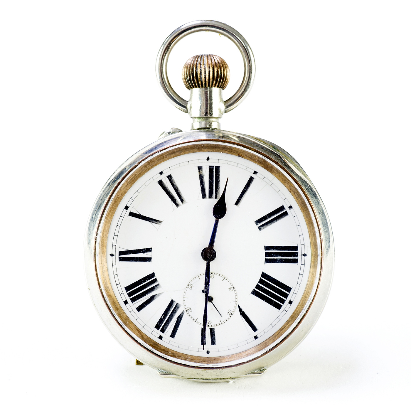 Reloj de Bolsillo, lepine y remontoir, gran tamaño. Suiza, ca. 1900