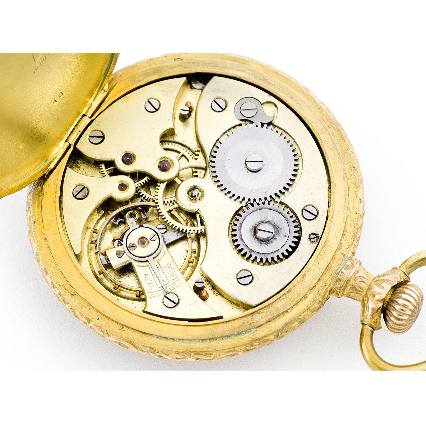 RELOJ DE BOLSILLO, LEPINE Y REMONTOIR. RELOJ DE BOLSILLO, LEPINE Y REMONTOIR.