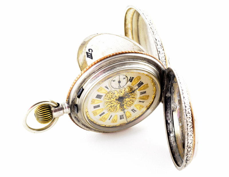 Reloj de Bolsillo para caballero, Saboneta y remontoir. Finales XIX. Reloj de Bolsillo para caballero, Saboneta y remontoir. Finales XIX.