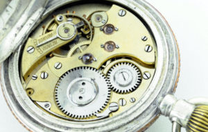 Reloj de Bolsillo para caballero, Saboneta y remontoir. Finales XIX.
