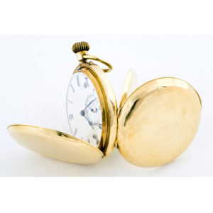 Reloj de Bolsillo para Caballero, Saboneta y Remontoir. Oro 18k. Ca. 1875