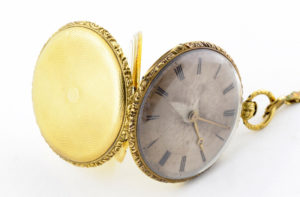 Reloj de bolsillo para hombre, fabricante Francés. - lepine. Oro de 18k. Ca. 1870