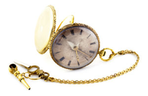 Reloj de bolsillo para hombre, fabricante Francés. - lepine. Oro de 18k. Ca. 1870