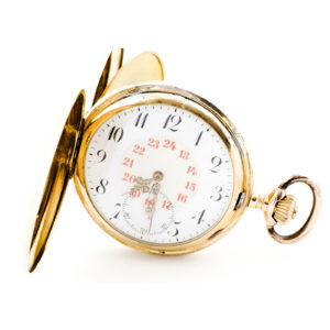 Reloj de Bolsillo, saboneta y remontoir. Suiza, ca. 1890.