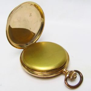 Reloj de Bolsillo, saboneta y remontoir. Suiza, ca. 1890.