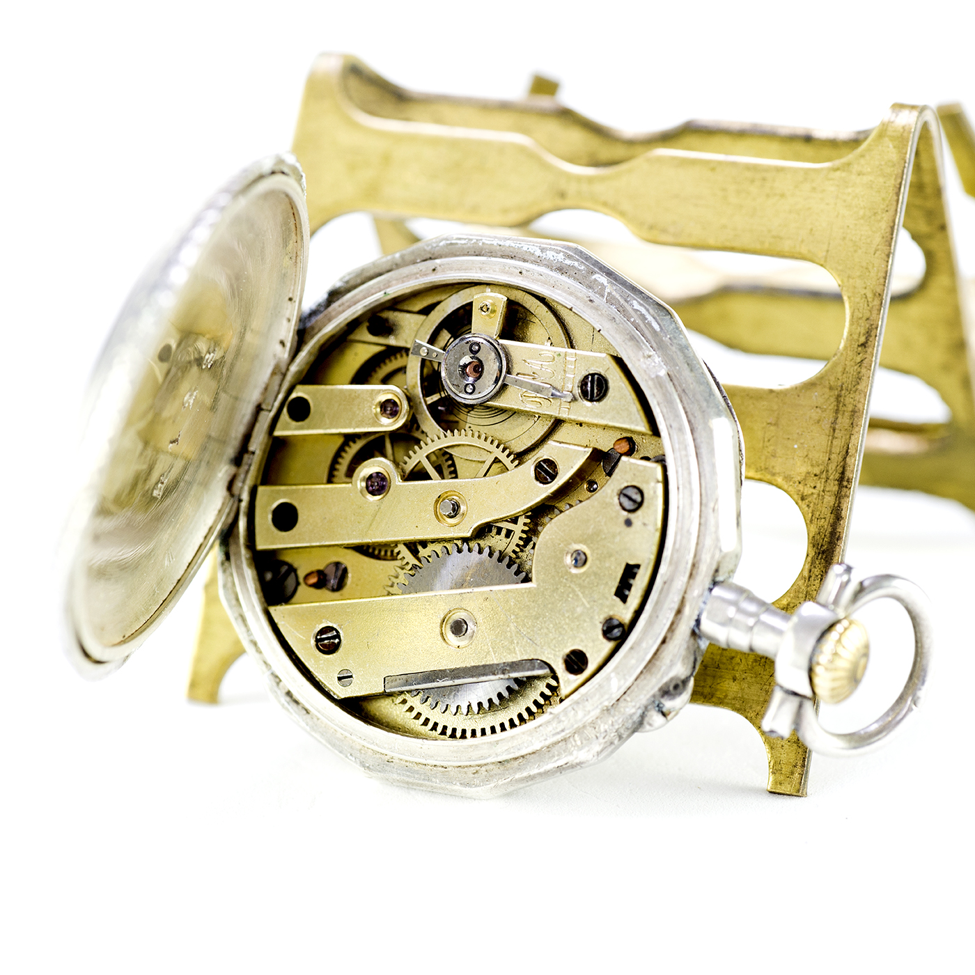 Reloj de colgar, lepine y remontoir. Suiza, ca. 1890 Reloj de colgar, lepine y remontoir. Suiza, ca. 1890
