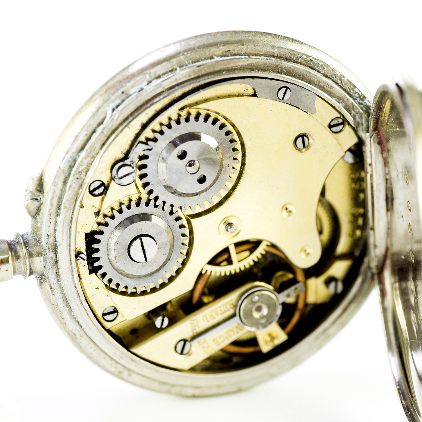 Reloj de colgar, lepine y remontoir. Suiza, ca. 1900 Reloj de colgar, lepine y remontoir. Suiza, ca. 1900