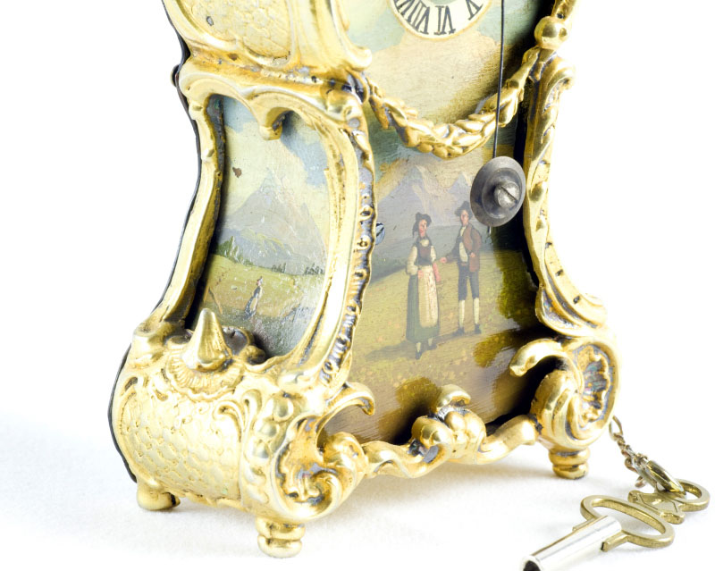 Reloj de Sobremesa de alta colección. Manufactura Austriaca. Siglo XIX Reloj de Sobremesa de alta colección. Manufactura Austriaca. Siglo XIX