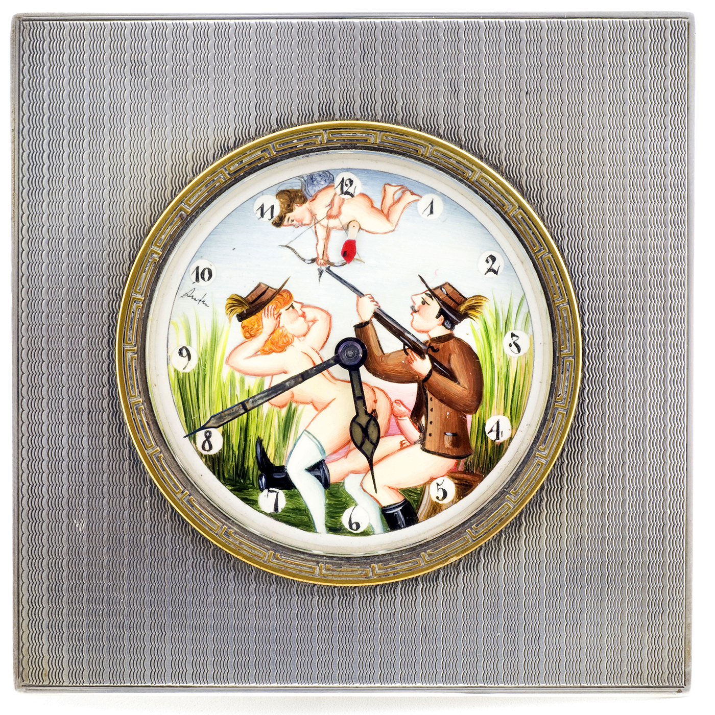 Reloj de Sobremesa, lepine, erótico y automatón. England, 1940. Reloj de Sobremesa, lepine, erótico y automatón. England, 1940.