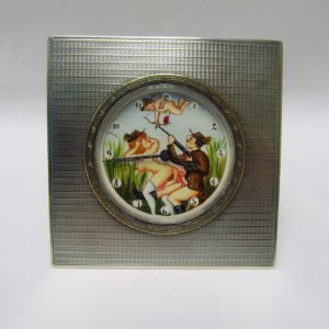 Reloj de Sobremesa, lepine, erótico y automatón. England, 1940.