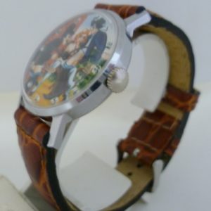 Reloj Erótico de pulsera. AUTOMATÓN. Circa. 1940