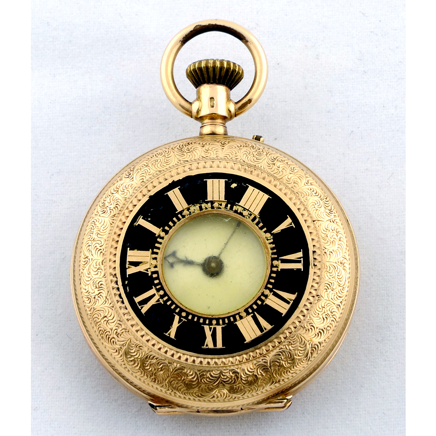 Reloj Francés de Bolsillo-Colgar, Hunter (cazador). Ca. 1890. Reloj Francés de Bolsillo-Colgar, Hunter (cazador). Ca. 1890.