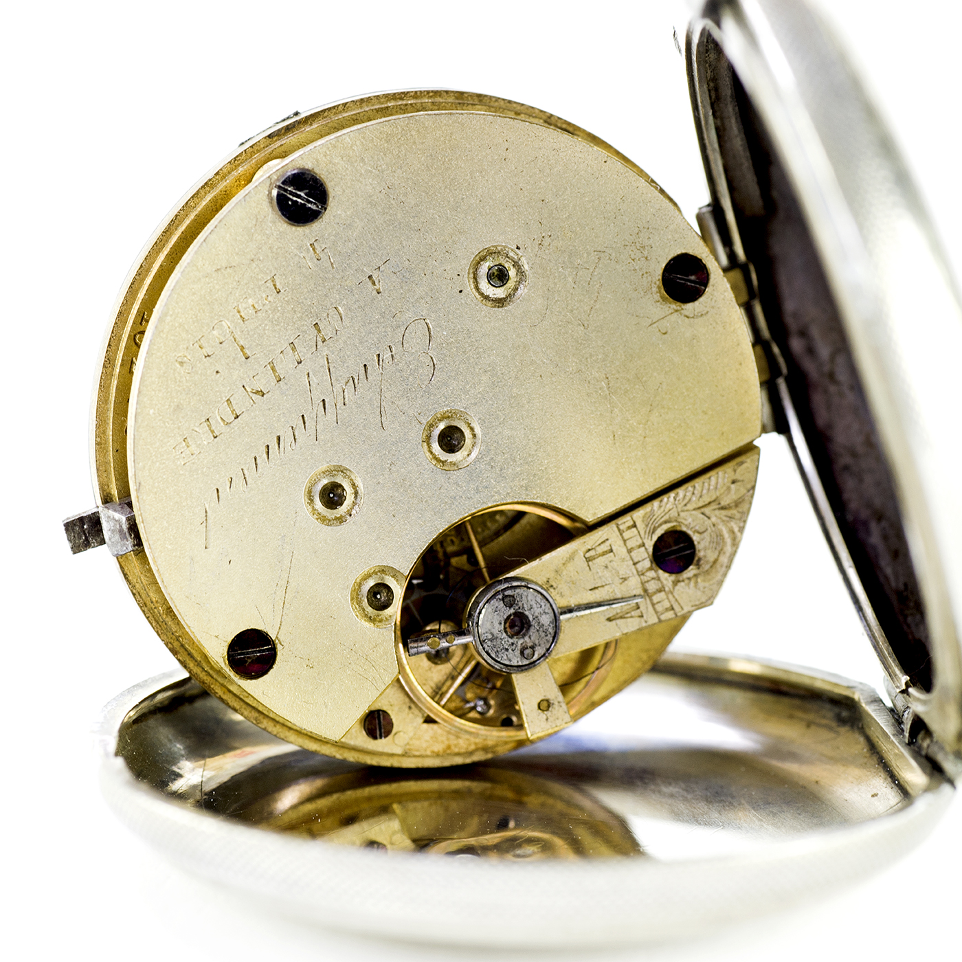 Reloj Francés de Bolsillo, Saboneta. Francia, Ca. 1870. Reloj Francés de Bolsillo, Saboneta. Francia, Ca. 1870.