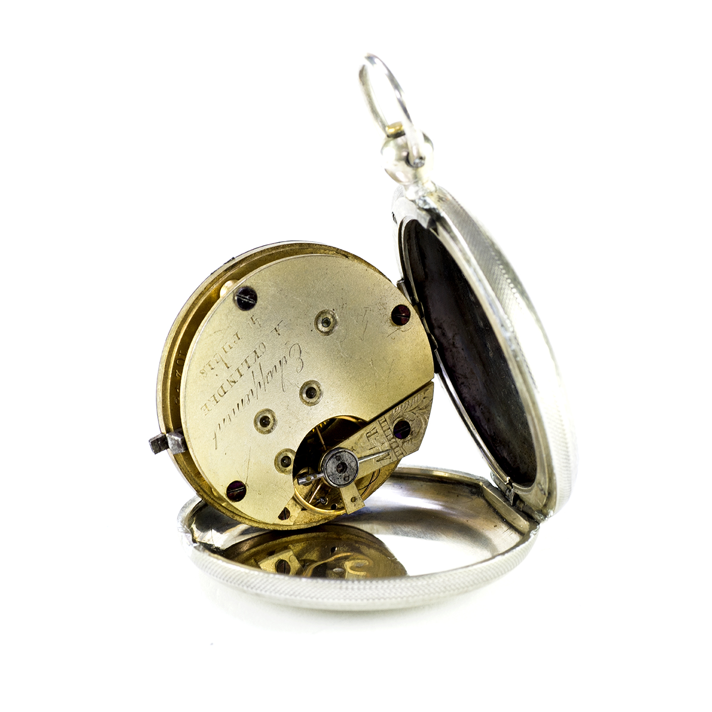 Reloj Francés de Bolsillo, Saboneta. Francia, Ca. 1870. Reloj Francés de Bolsillo, Saboneta. Francia, Ca. 1870.