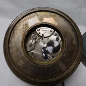 Reloj GIGANTE (120 mm) de Sobremesa. Erótico y Automatón. Ca. 1920-1925