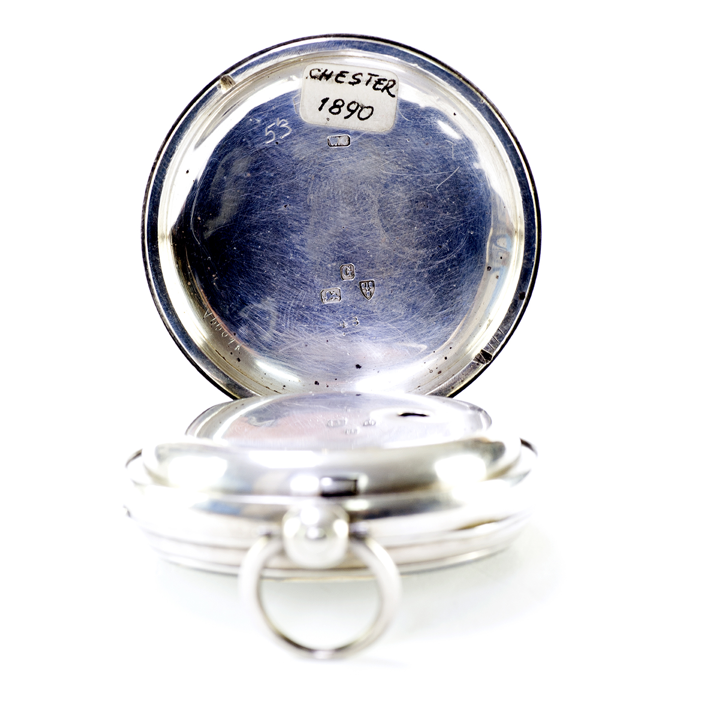 Reloj Inglés de Bolsillo, Lepine, Half Fusee (Semicatalino). Chester, 1890. Reloj Inglés de Bolsillo, Lepine, Half Fusee (Semicatalino). Chester, 1890.