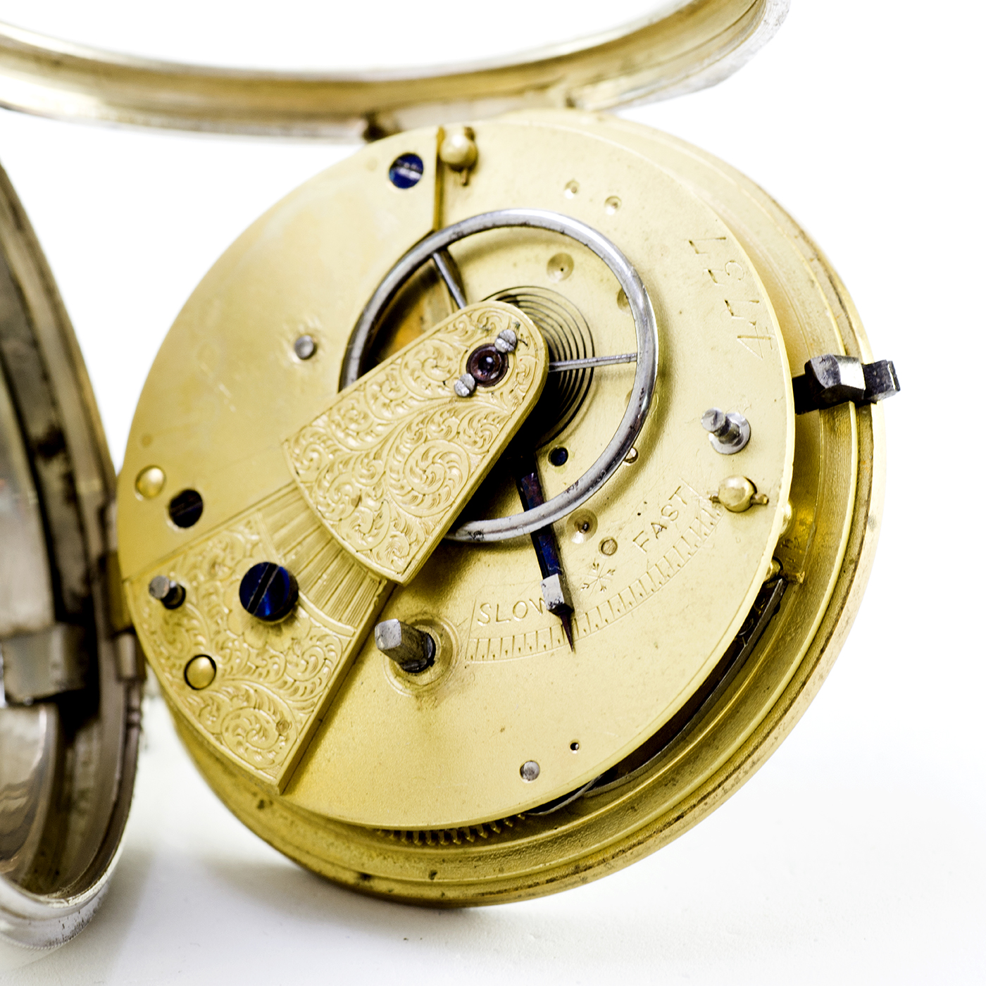 Reloj Inglés de Bolsillo, lepine, Half Fusee (SemiCatalino). Inglaterra, 1884. Reloj Inglés de Bolsillo, lepine, Half Fusee (SemiCatalino). Inglaterra, 1884.