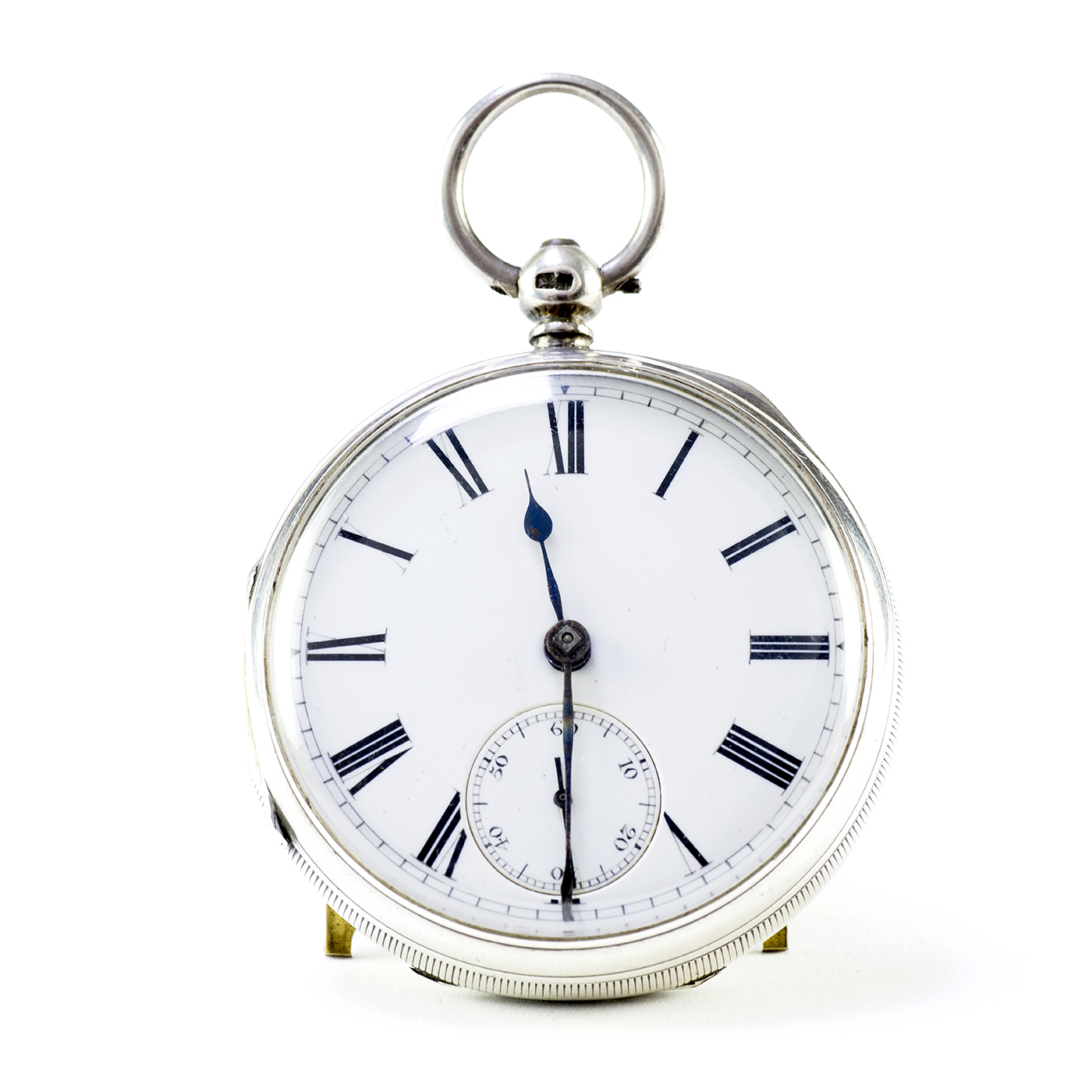 Reloj Inglés de Bolsillo, lepine, Half Fusee (SemiCatalino). Inglaterra, 1884.