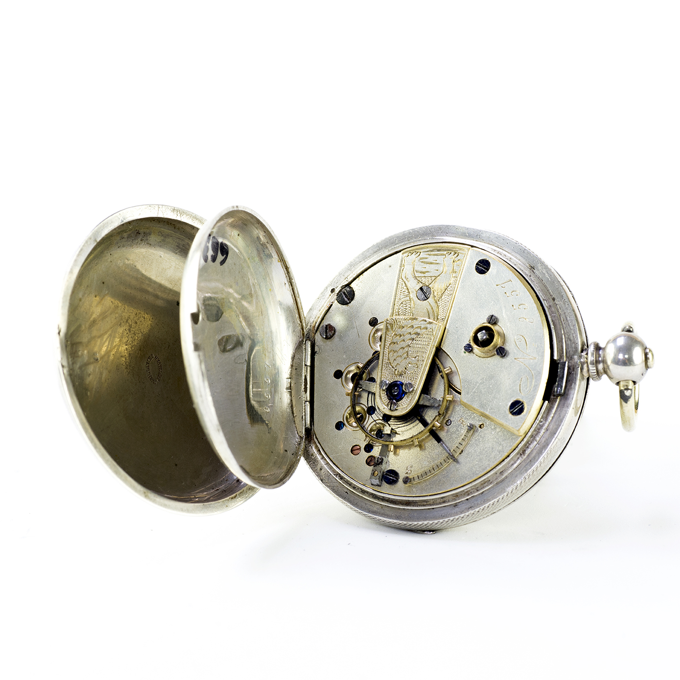 Reloj inglés de Bolsillo, lepine. Suiza, ca. 1880. Reloj inglés de Bolsillo, lepine. Suiza, ca. 1880.