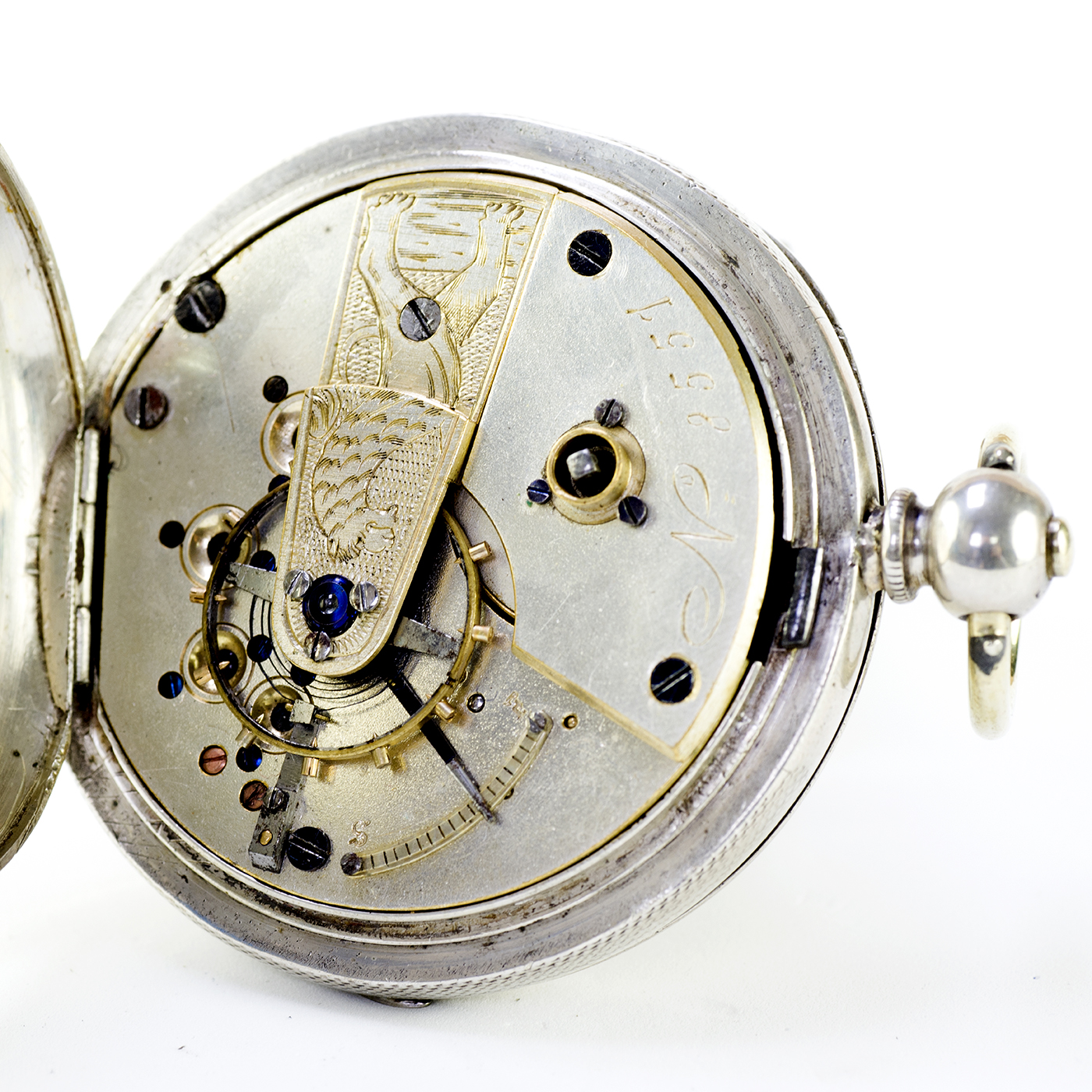 Reloj inglés de Bolsillo, lepine. Suiza, ca. 1880. Reloj inglés de Bolsillo, lepine. Suiza, ca. 1880.